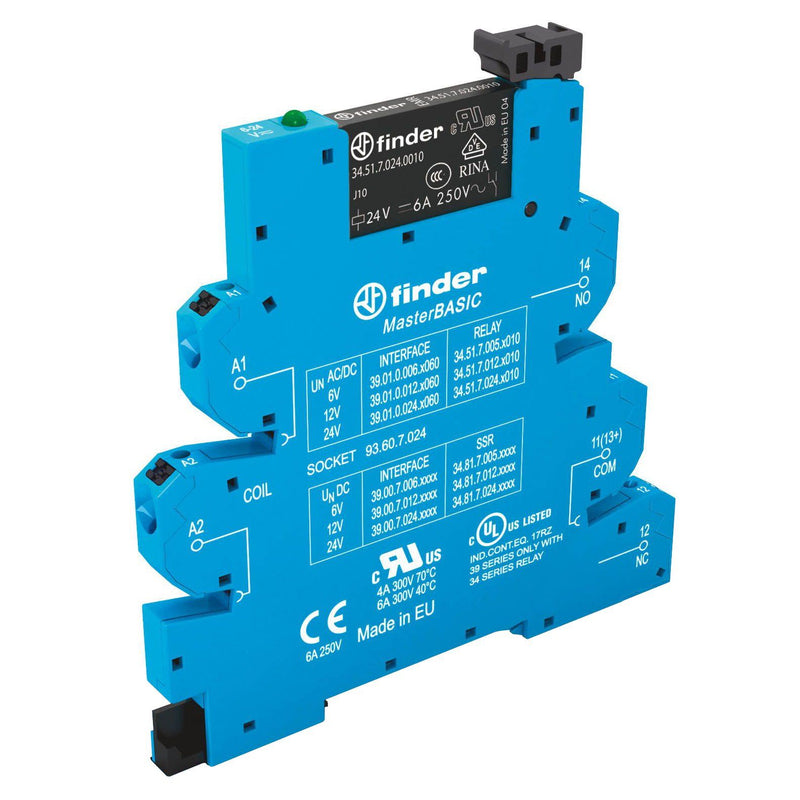 Finder - Schaltrelais Koppelrelais-MasterBasic 39.01.8.230.0060 1W, 6A