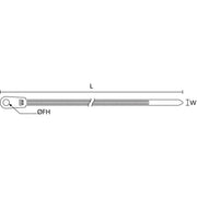 HellermannTyton - Kabelbinder Befestigungsbinder T50MS-N66-NA-C1 − 6000 Stück