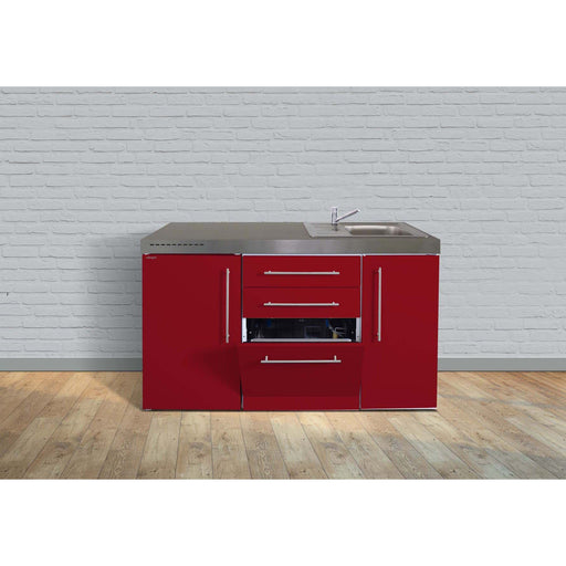 Stengel - Mini-Küche Miniküche Premiumline MPGSBR150KSGSKSliBre Bordeauxrot