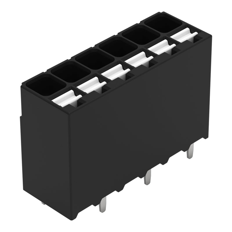 WAGO - Leiterplattenklemme THR-Leiterplattenklemme 2086-1126/997-607 Drücker,1,5mm²,sw − 940 Stück