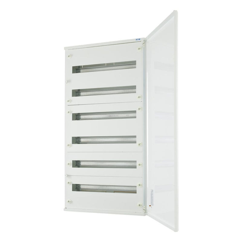 Eaton - Installationskleinverteiler Oberputz Flachverteiler BF-O-6/144-A komplett 6 Rei. Weiß