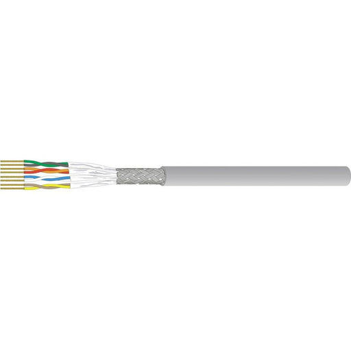 Dätwyler IT Infra - Daten- und Kommunikationskabel CU 7702 flex Kat.7 grau 18114600DK 4P S/FTP AWG26 − 1000 Meter