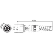 Weidmüller - Modularer Steckverbinder RJ45 IEPSV01PRJ45FHBP schwarz − 10 Stück