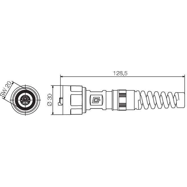 Weidmüller - Modularer Steckverbinder RJ45 IEPSV01PRJ45FHBP schwarz − 10 Stück