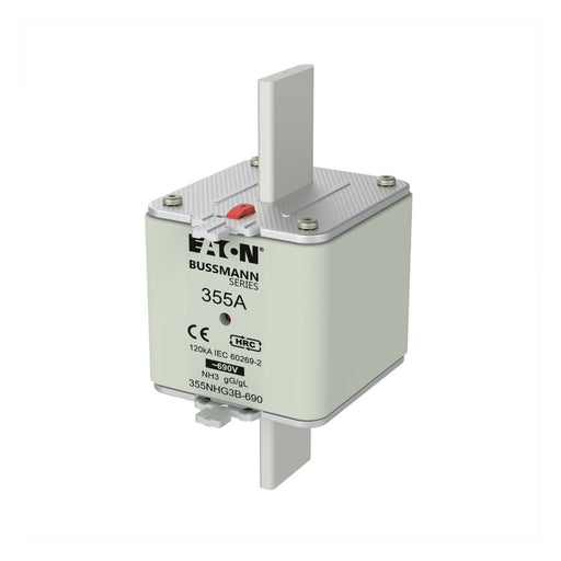 Eaton - Messersicherung Sicherungseinsatz Nieders. 355NHG3B-690 355A AC 690V 120kA − 3 Stück