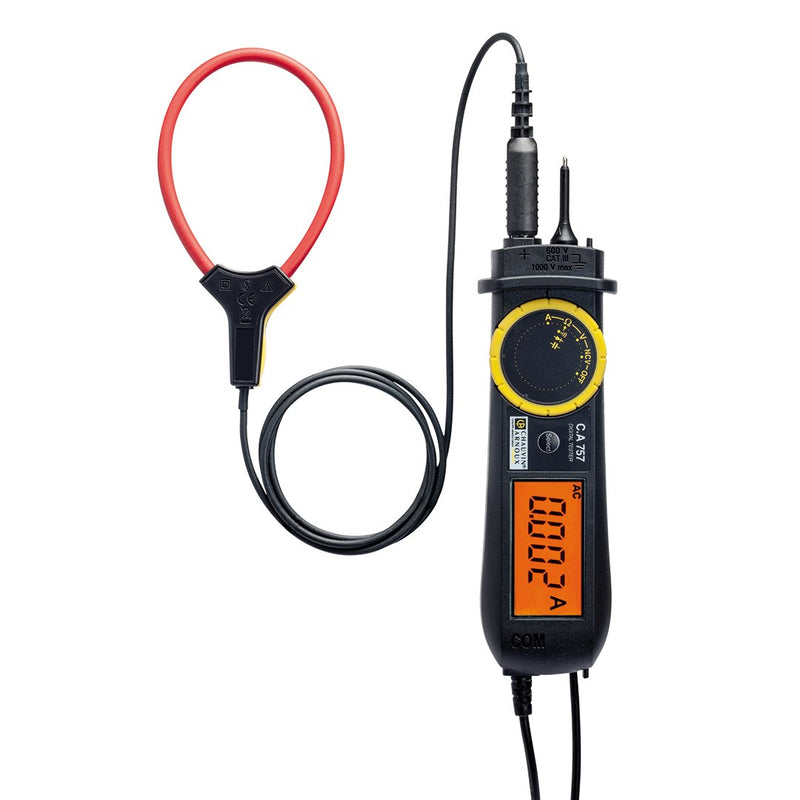 Chauvin Arnoux - Multimeter Digi. Spannungsprüfer C.A 757 mit Stromwandler