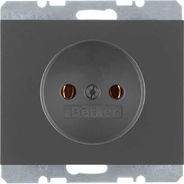 Berker - Steckdose 6167157006 anthrazit matt