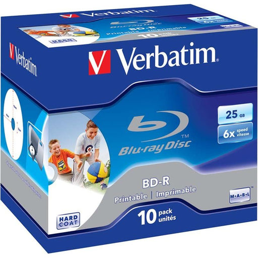 Verbatim - Speichermedium digital BD-R,printable 43713 (VE10) 25GB/1-6x,Jewelcase