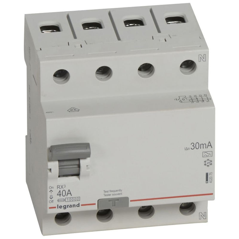 Legrand - Fehlerstrom-Schutzschalter Fehlerstromschutzschalter Legrand 402075 40A, 4-polig, 30mA