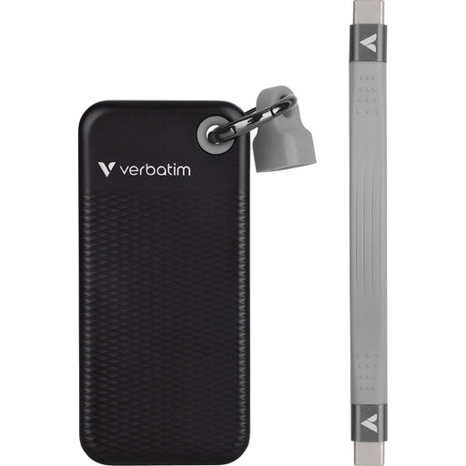 Verbatim - Speichermedium digital SSD 1TB USB 3.2 Typ-C 32190 Pocket, sw-gr