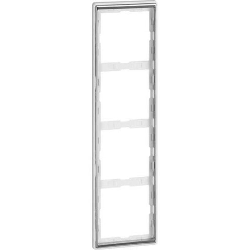 Peha - Abdeckrahmen Rahmen 4-fach alu chr D 95.574.70.60 waage/senkrecht