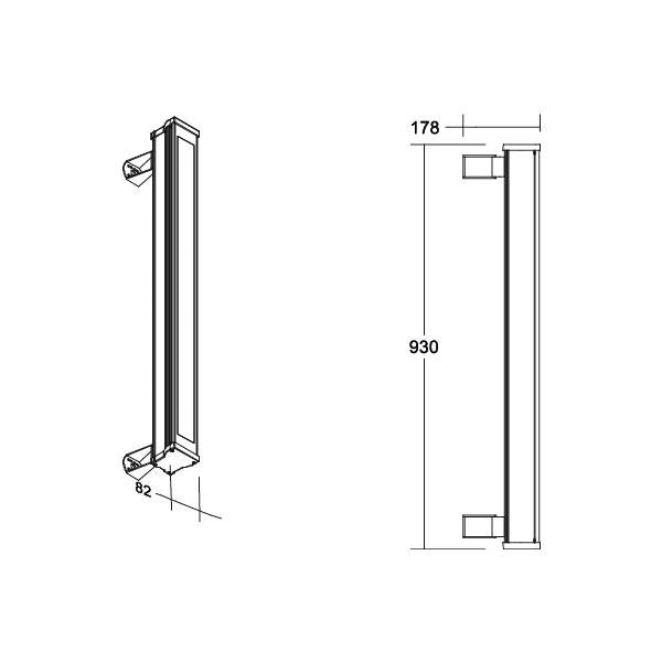 Brumberg Leuchten - Decken-/Wandleuchte LED-Wallwasher 60851646 6000K