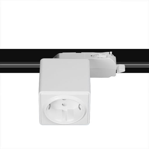 LTS Licht&Leuchten - Elektrisches Zubehör/Ersatzteile für Leuchten Steckdosenadapter ST-ZSchutzk/4230V ws weiß