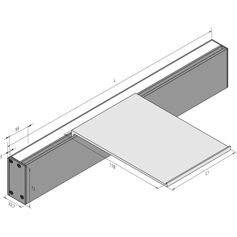 Hera - Decken-/Wandleuchte LED-Wandleuchte 61002633001 schwarz