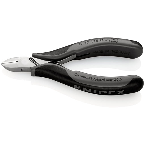 Knipex - Seitenschneider Elektronik-Seitenschneider 77 12 115 ESD ESD, 115mm