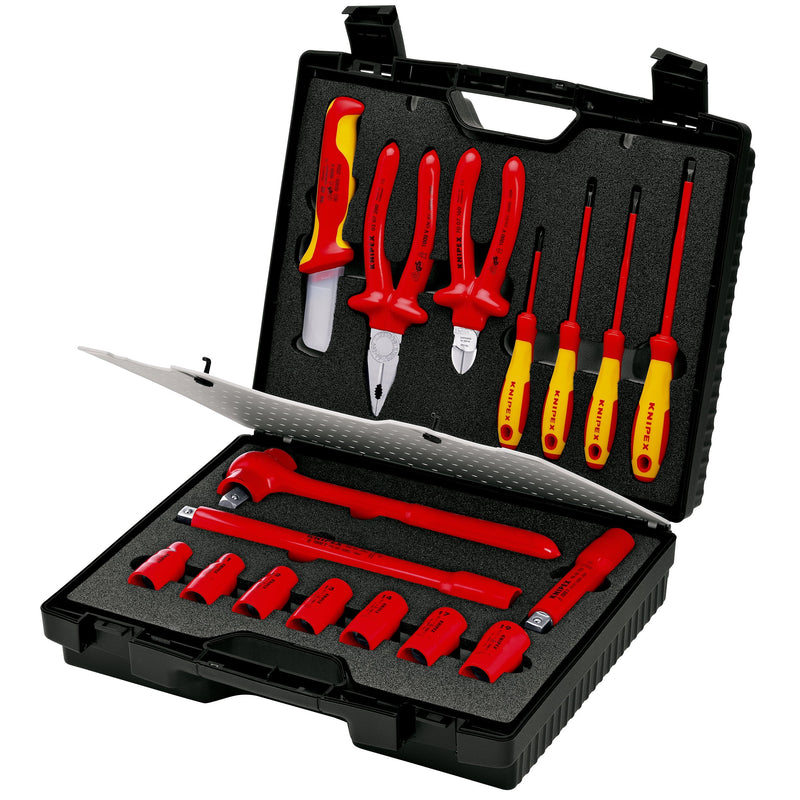 Knipex - Werkzeugset Kompaktkoffer 98 99 11 17-teilig