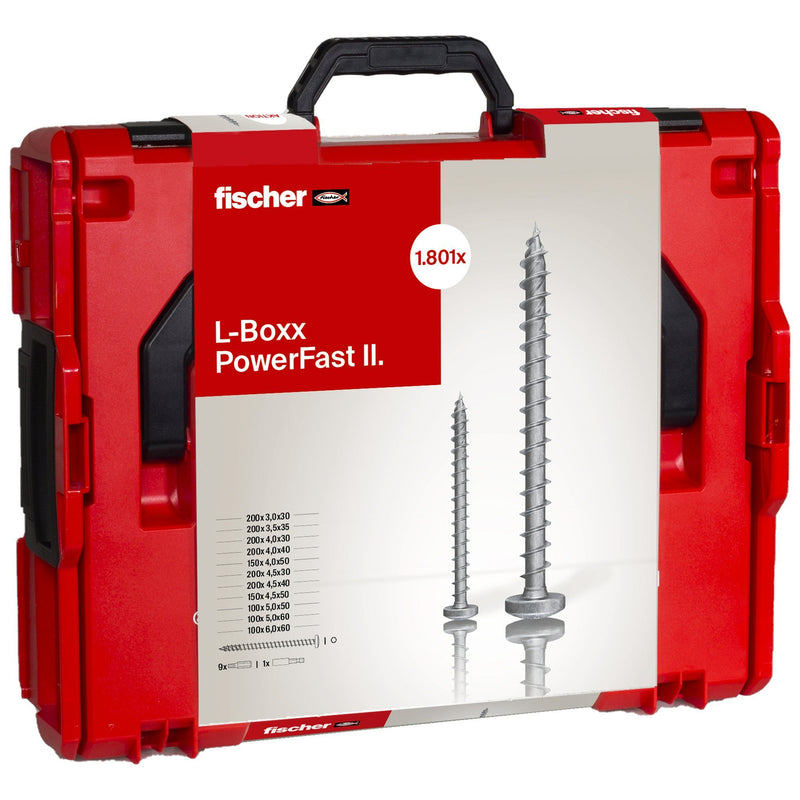 Fischer Deutschl - Sortimentskasten für Schrauben PowerFast 102PanHead PowerFastIIL-Boxx
