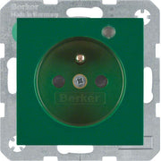 Berker - Steckdose gn/gl 6765098913 Kontroll-LED