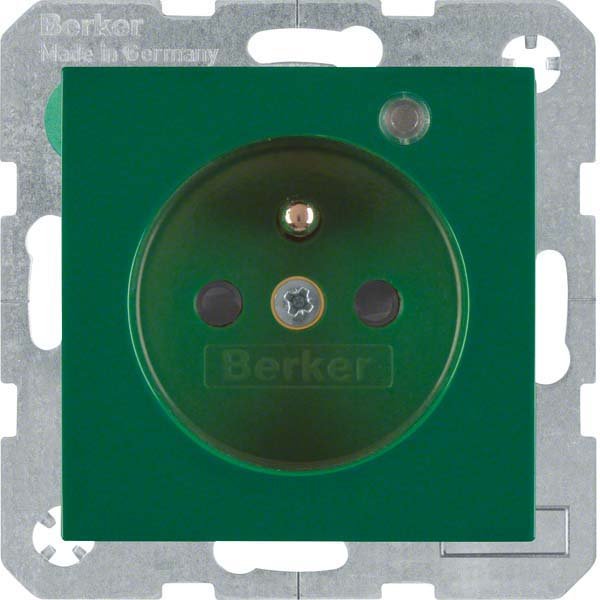 Berker - Steckdose gn/gl 6765098913 Kontroll-LED