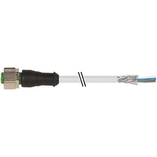 Murrelektronik - Konfektioniertes Sensor-Aktor-Kabel M12 Buchse frei.Ltg.ende 7000-13201-3311500 PUR-OB 4x0,34 grau − 1 Stück