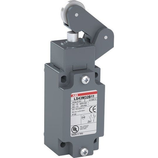 ABB Stotz S&J - Einzelpositionsschalter Standard-Positionsschalter LS43M32B11 Metall-Gehäuse IP66