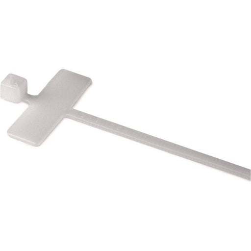 HellermannTyton - Kabelbinder Kennzeichnungsbinder IT18R-PA66-NA-C1 natur − 100 Stück