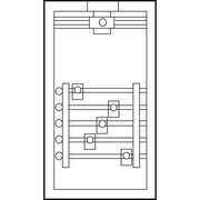 ABN - Anschlussschrank Anschlußgehäuse GAG137N kompl.SAS 5x355A
