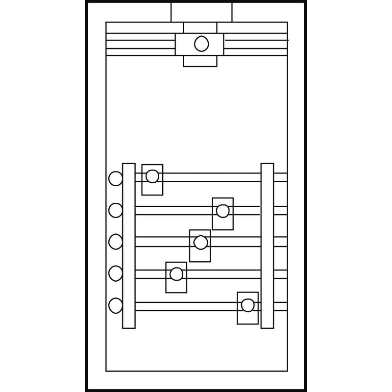 ABN - Anschlussschrank Anschlußgehäuse GAG137N kompl.SAS 5x355A