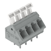 WAGO - Leiterplattenklemme 256-405 Drücker,2,5 mm²,grau − 40 Stück