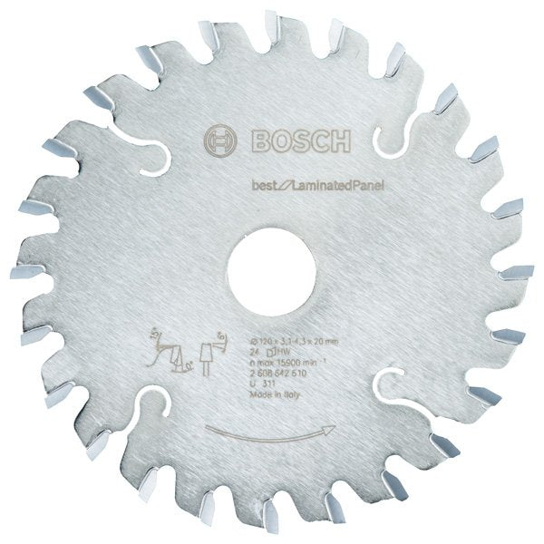 Bosch - Kreissägeblatt Vorritzblatt konisch, Best 2608642610 for Laminated Panel