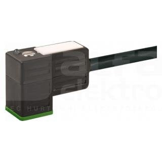 Murrelektronik - Ventilstecker (feldkonfektionierbar) MSUD Ventilstecker BFC 8mm 7000-80001-6161000 3x0,75 sw 10m − 1 Stück