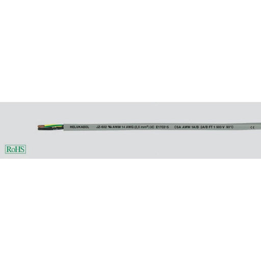 Klimaprime - Energiekabel < 1 kV, für ortsveränderlichen Einsatz HEL JZ-602 5xAWG 16 (5G1, JZ-602 5xAWG 16 5) PVC-Steuerltg UL
