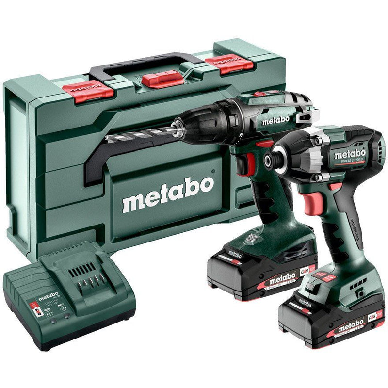 Metabowerke - Werkzeugset Combo Set 2.8.118VBSSSD200LTBL
