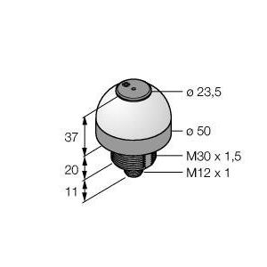 Turck - Optisches/Akustisches Signalgerät LED-Anzeige K50LGRA1YPQ Kennleuchte