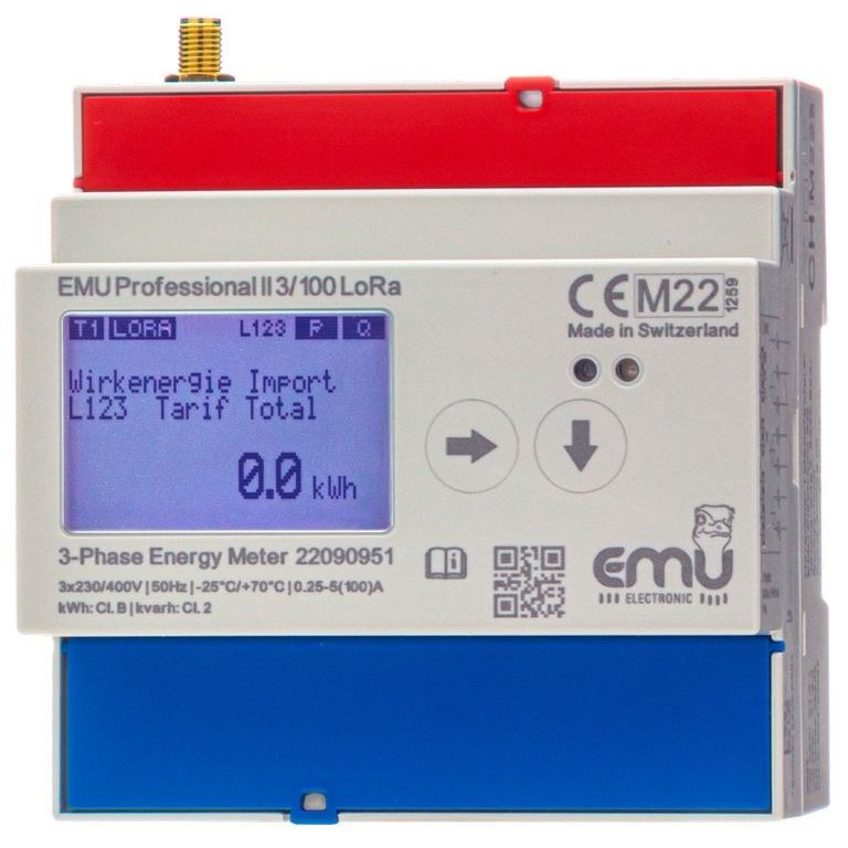 EMU Metering - Elektrizitätszähler Drehstromzähler 3ph. P20A000LE