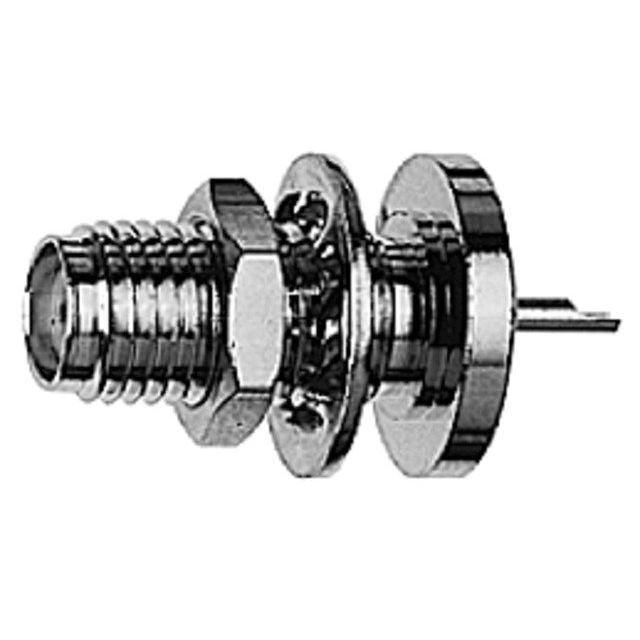 Telegärtner - Koax-Steckverbinder SMA-Einbaubuchse AU 50Ohm 100024671 mit Dichtring