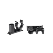 HellermannTyton - Befestigungsklammer Wellrohrhalter 151-00702(500) 35,3x11 mm schwarz − 500 Stück