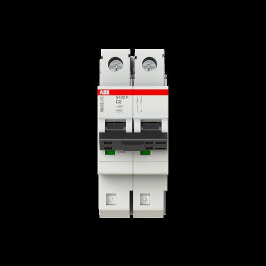 ABB Stotz S&J - Leitungsschutzschalter Leitungsschutzschalte S402P-C8 − 5 Stück