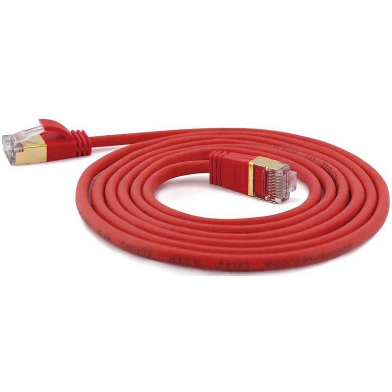 Wantec - Patchkabel Kupfer SSTP-Patchkabel Cat.6A rt 7155 rt 0,1m 0,1m Steck. 4mm