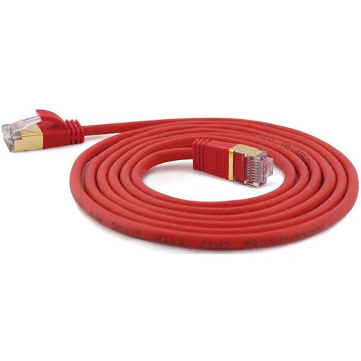 Wantec - Patchkabel Kupfer SSTP-Patchkabel Cat.6A rt 7155 rt 0,1m 0,1m Steck. 4mm
