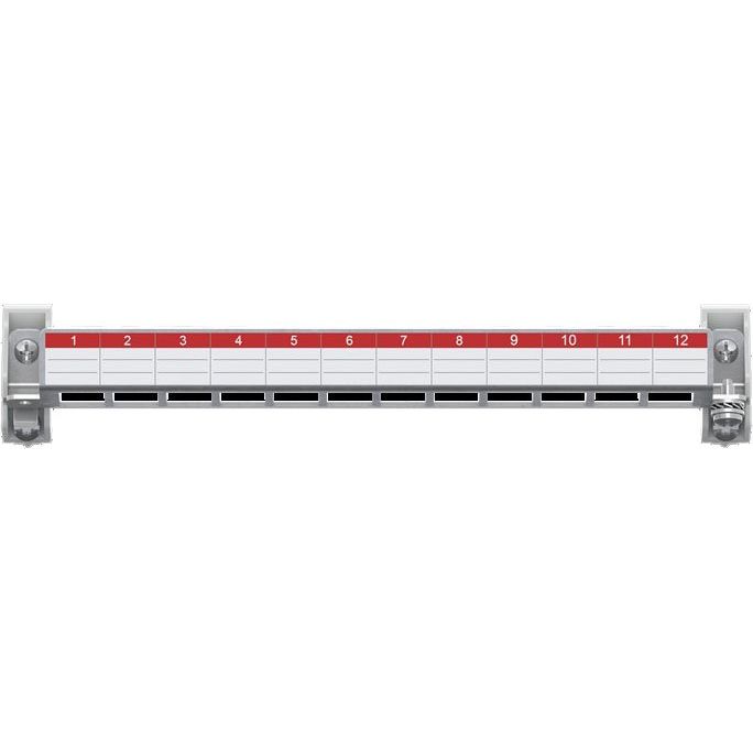 Striebel&John - Montagezubehör (Schaltschrank) Patchpanel 12 Module ZEP12 E-Datoder Keystone