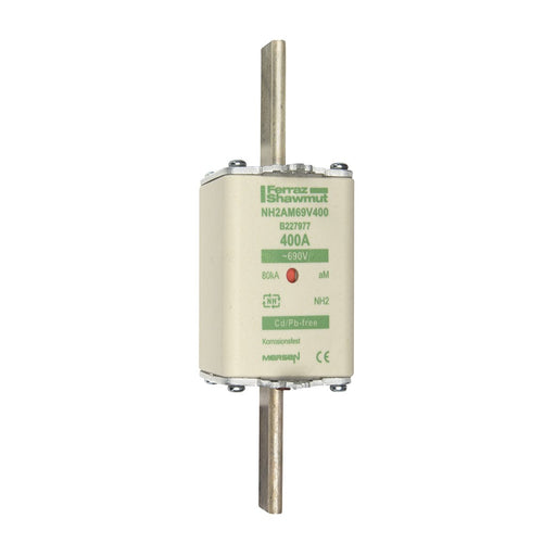 Mersen - Messersicherung NH-Sicherungseinsatz SF NH2AM69V400 Gr.2 aM 400A/690V KM − 3 Stück