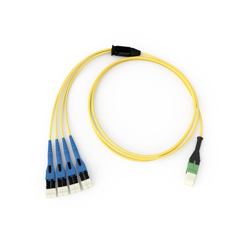 Corning - Patchkabel LWL EDGE8 Harness Kabel 3m HE87808GLZ-4B003M 50µm SM OS2 MTP Typ4
