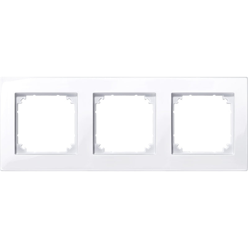 Merten - Abdeckrahmen M-PLAN-Rahmen 3f. aws/gl 515325