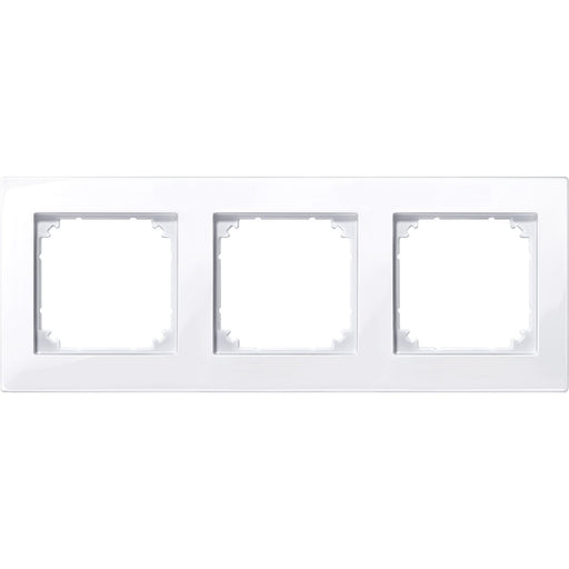 Merten - Abdeckrahmen M-PLAN-Rahmen 3f. aws/gl 515325