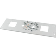 Eaton - Frontplatte (Schaltschrank) Frontblende +Einbausatz XME0806CM2 Mess 2x96 grau