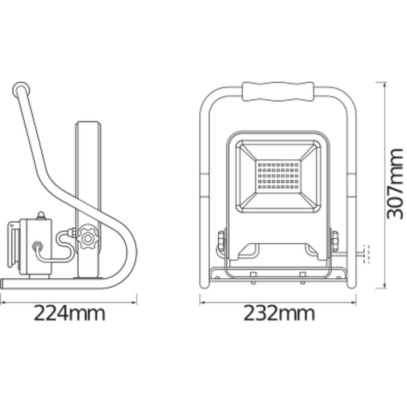 Ledvance - Baustellenleuchte LED-Arbeisleuchte LED W #4058075321328