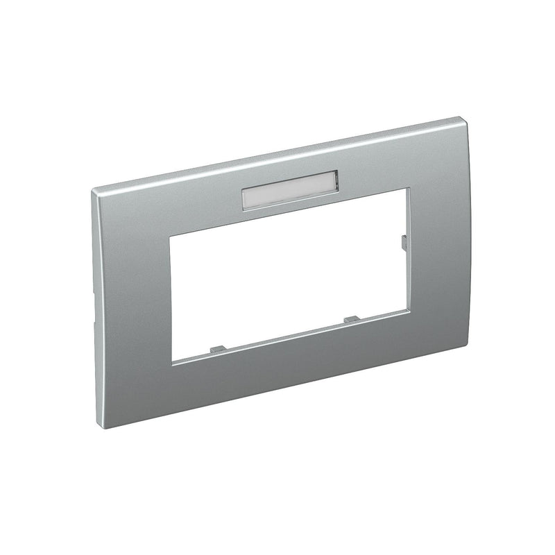 OBO Bettermann - Abdeckrahmen AR45-BF2 AL 2fach 84x140mm alu