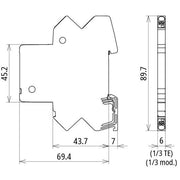 DEHN - Überspannungsableiter für Informations-/MSR-Technik Kompakter ÜS-Ableiter BCO CL2 E 12