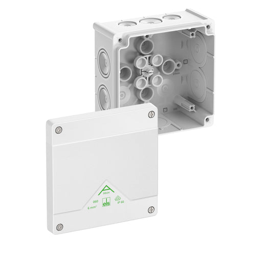 Spelsberg - Dose, Gehäuse für Montage auf der Wand/Decke Abzweigkasten Abox 060-L/w IP66, 6qm